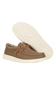 Resim HEY DUDE Erkek Oxford ( Klasik) HD.41873-267 Hey Dude Wally Waxed Canvas Walnut 