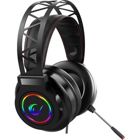 Resim Rampage Miracle-x5 Siyah Rgb Led 7.1 Surround Sound System Mikrofonlu Gaming Oyuncu Kulaklığı 