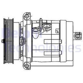 Resim Delphi Tsp0155984 Kompresor Chevrolet Captıva Opel Antara 06- 