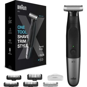 Resim Braun 4d Kaymaz Bıçak Başlıklı Sakal Kesme Düzeltme ve Vücut Tıraş Makinesi 2in1 Islak Kuru Kullanım 