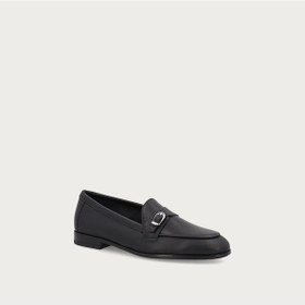 Resim Nero Black Oxford / Klasik Kadın 94m5 Frau Mousse Leather Loafers Siyah 