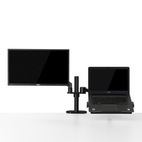 Resim NPO STD7086G 10\-27\" Notebook Stand ve Amortisörlü Vesa Monitör Tutucu Kol 