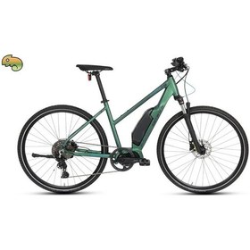 Resim Carraro E-sportıve 6.7 Kadın Şehir Bisikleti 480h Hd 28 Jant 9 V Hd Mat Mavi Yeşil Bukalemun Siyah B Çok Renkli 