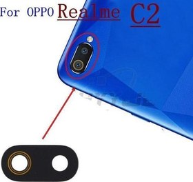 Resim OPPO REALME C2 Arka Kamera Camı Lens Yapışkanlı 