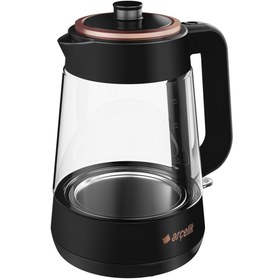 Resim Arçelik Cm 6964 S Resital Siyah 1900 W Cam Demlikli Çay Makinesi 898OSERI 