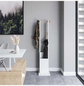 Resim Lagomood Joline Şemsiyelik Askılık Meşe Beyaz Beyaz - Meşe 