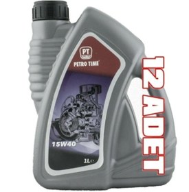 Resim Petro Tıme 15w-40 Motor Yağı 12 X 1 Lt = 12 Litre 