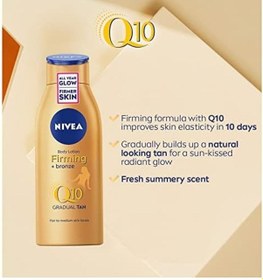 Resim Q10 Sıkılaştırıcı Ve Kademeli Bronzlaştırıcı Vücut Losyonu 400ml, 7 Günde Sıkılaş, Açık Buğday Ten 2 Paketi 