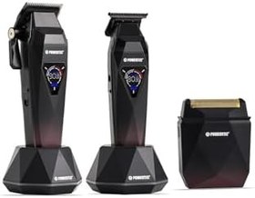 Resim Powertec TR-5800 Saç-Sakal-Ense-Günlük Tıraş Makinesi 3'lü Set (0.5mm Tarak Dahil) 