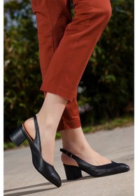 Resim Daxtors D725 Günlük Klasik Topuklu Kadın Ayakkabı Siyah 