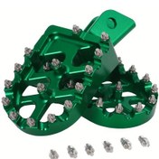 Resim Motion003 Green Klx110 Ayaklık Seti Cnc Kawasaki Klx110 Klx110l Kx60 Offroad 
