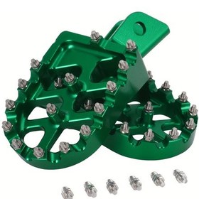 Resim Motion003 Green Klx110 Ayaklık Seti Cnc Kawasaki Klx110 Klx110l Kx60 Offroad 
