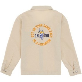 Resim U.s. Polo Assn. Erkek Çocuk Krem Gömlek Desenli 50300403-vr071 KREM 