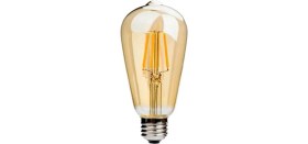 Resim Ucuz Geldi Led Ampul ST64 Armut Ampul Dim Edilebilir Rustik Ampul 4 Watt E27 Duy Gün Işığı 10 Adet 