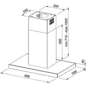 Resim Franke Mythos FCR 925 I TC BK XS Ada Tipi 90 CM Davlumbaz 