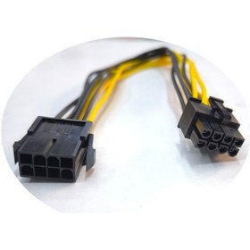 Resim 8 Pin Eps-12v Erkek - 8 Pin Dişi Pcı E Cpu Güç Uzatma Kablosu 30 Cm 