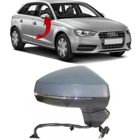Resim Audi A3 Hb Sağ Ayna Komple Katlanır 2012-2019 8V1857410G 