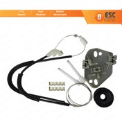 Resim Ford Escort 1995-2002 Orion 3 4/5 Kapı İçin Ön Sol Cam Kriko Seti 