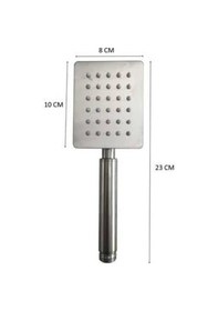 Resim Yapıpaslanmaz 304 Çelik Duş Başlığı-darbeye Düşmeye Kırılmaya Dayanır-kirece Dirençli-kolay Monta Duş Başlığı Siyah 