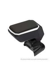 Resim S-dizayn Opel Mokka Abs Vidalı Kol Dayama Kolçak Gri 2012-2019 A+kalite 