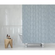Resim Zethome Banyo Perdesi 1x180x200 Tek Kanat Duş Perdesi Halka Hediyeli Duşakabin Perdesi 2880 