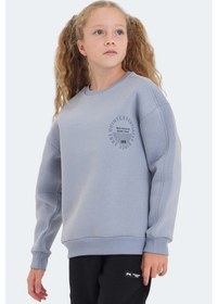 Resim Slazenger Lone Çocuk Taş Gri Sweatshirt Taş Gri 
