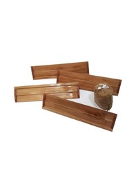 Resim Büyük Boy Ahşap Okey Takımı Taşlar Vernikli Ağaç 