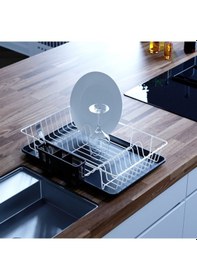 Resim Teknotel Tek Katlı Bulaşıklık Tabaklık Beyaz Kb003 