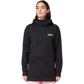 Resim Oakley Park Rc Softshell Hoodie Kadın Siyah Sweatshirt 