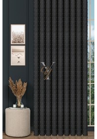 Resim Armani Fon Perde V-682 Antrasit Antrasit 