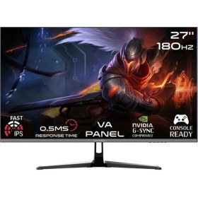 Resim GAMEON GOPRO27180VA 27" 0.5 MS 180 Hz HDMI+DP Adaptive-Sync 3 Kenar Çerçevesiz FHD Gaming Monitör 
