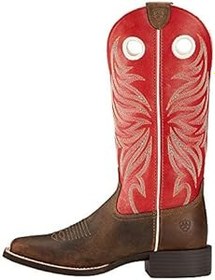 Resim Ariat Kadın Yuvarlak Ryder Western Kovboy Botu 