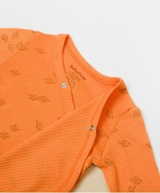 Resim BabyCosy Organik Modal Fil Baskılı 2 Li Kruvaze Uzun Kollu Badi 001 