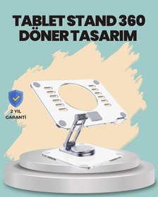 Resim Çift Eksenli Ayarlanabilir Tablet Destek Standı Çok Renkli 