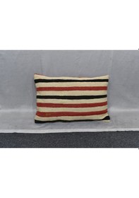 Resim Zehra Abla Halı Yeni El Dokuma Dekoratif Kilim Kırlent Yastık Kılıfı 6673 Çok Renkli 