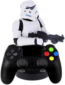 Resim Cableguys Cable Guys - Star Wars Imperial Stormtrooper Gaming Accessories Holder & Phone Holder for Most Controller (Xbox, Play Station, Nintendo Switch) & Phone 