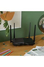 Resim Yıldızan V12 Modem yönlendirici (AC1200 300 Mbit/s 2,4 GHz'de + 5 GHz'de 867 Mbit/sn, 3 x Gigabit LAN bağlant 