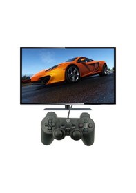 Resim Çift Titreşimli Usb Kablolu Oyun Kolu Pc Uyumlu Vibration Gamepad 