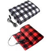 Resim Artfulabode Zamanlayıcılı Voltlu Seyahat Battaniyesi, Ultra Yumuşak Polar Isıtmalı Güvenlik Gri 12v Araba 