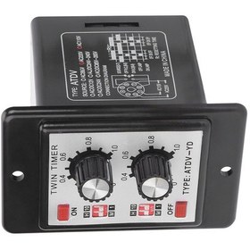 Resim Tenfowee Atdv-yd Tipi Dönme Kontrollü Zamanlı Röle - Çoklu Zaman Aralığı Ayarı, Ac110v/220v, Kesintisiz On-off İşlevi 