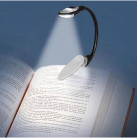 Resim Biomak Kitap Okuma Işığı Mandallı Bükülebilir Pratik Kitap Okuma Ledi Pilli 