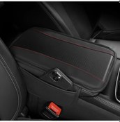 Resim Besthome1 Siyah Araç Kolçak Saklama Kutusu Yükseltilmiş Yastık Ve Yan Cep 