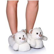 Resim Twigy Bear Kadın Hayvanlı Panduf Beyaz 36/41 AA0648 