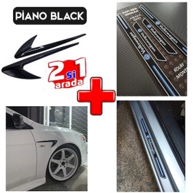 Resim Volkswagen Grubu Kapı Eşiği Çamurluk Venti Piano Black 