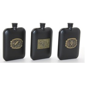 Resim Paslanmaz Çelik Kabartmalı Tekli 6 Oz Matara Spr2666 Görsel Rengi 