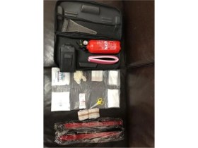 Resim Evo Trafik Seti Yangın Tüplü 1 kg Süper Lüx İlk Yardım Çantası ile 4 Renk Seçeneği 