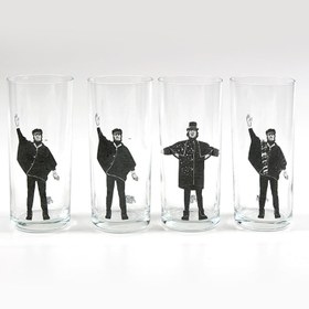 Resim D226.The Beatles Rakı Kadehi 4’lü Set 