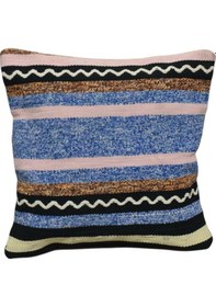 Resim Zehra Abla Halı Yeni El Dokuma Dekoratif Kilim Kırlent Yastık Kılıfı 6005 