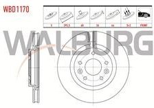 Resim RENAULT KADJAR 15- ÖN FREN DİSK 296MM (WALBURG) 