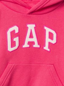 Resim Gap Kız Bebek Logo Kapüşonlu Sweatshirt Pembe - 12-18 Ay 